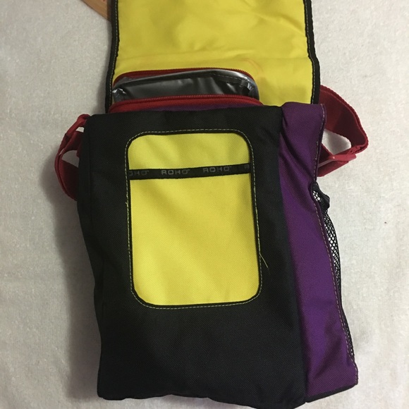 NWT ROHO Thermos lunch bag purple and black - Picture 8 of 9